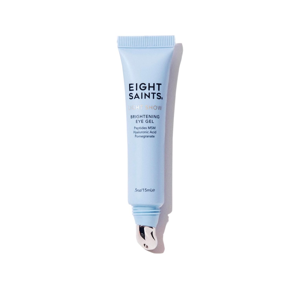 Opt sfinți lumina arată strălucire ochi Gel, natural și organic anti imbatranire gel ochi de răcire pentru a reduce Puffiness, riduri și calmuri sub piele ochi, 0.5 Once