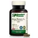 Standard Process Inc. Okra Pepsin E3 - Întregul Food Digestive Health, Cholesterol, Bowel și Bowel Cleanse cu Pepsin, Alfalfa, Spaniolă Moss, Buckwheat și Okra, Gluten Free - 90 capsule