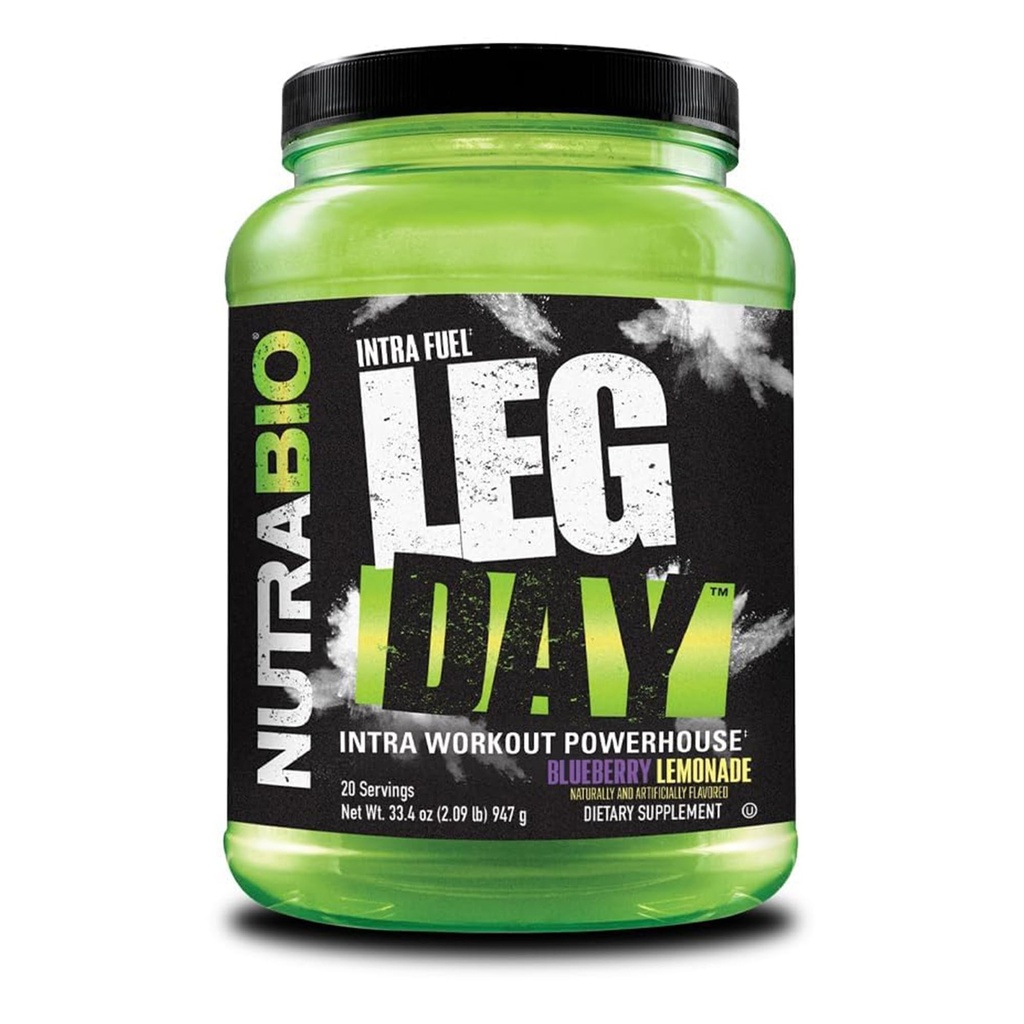 NutraBio Leg Ziua Intra Pudră de antrenament 