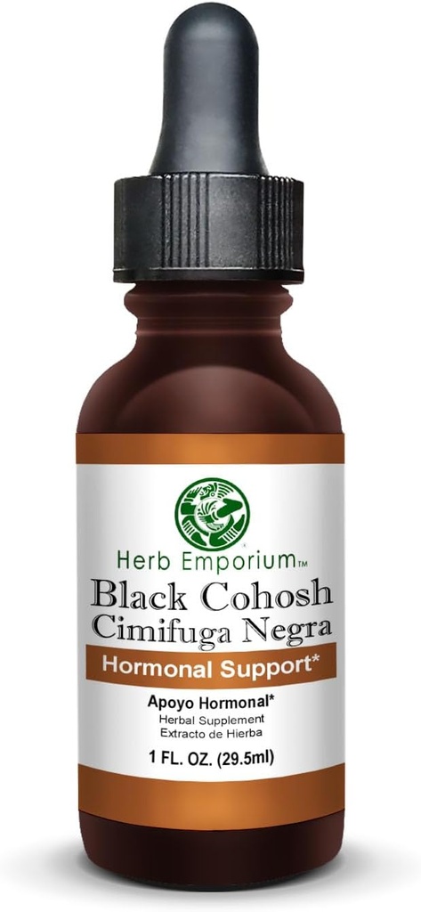 Herb Emporium Black Cohosh Root Extract 1fl. oz. (29,5 ml) Suplimentul hormonal (Pachetul de 1)