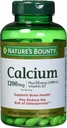 Natura bounty de calciu absorbant 1200 mg cu vitamina D lichid umplut, 120 conte