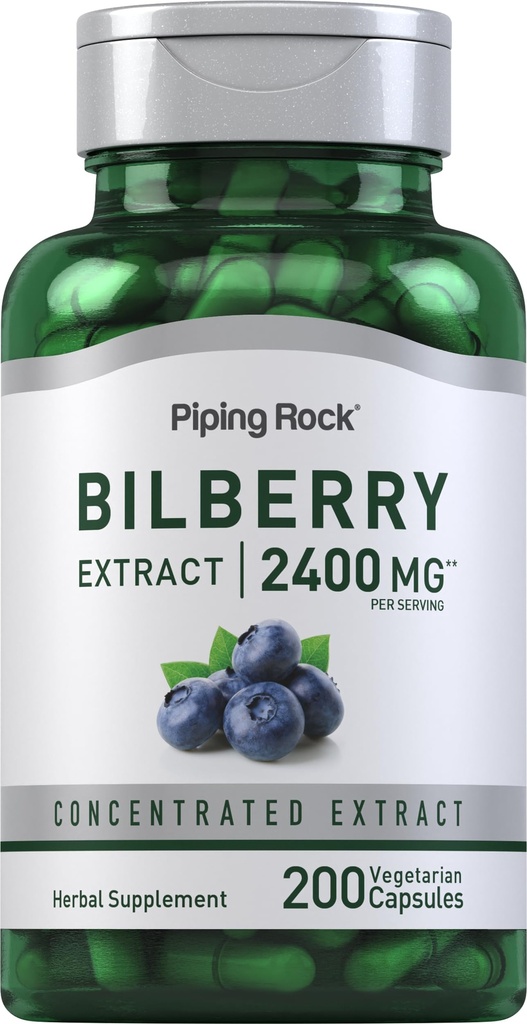 Piping Rock Bilberry Extract capsule 2400 mg 