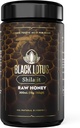 Negru Lotus pure Shilajit Resin miere cruda Tinctura lichid, 300ml, 100% Natural Shilaj pur pentru bărbați și femei, Amino Acidi, 175mg Acid fuzelian, 85 Ionic Trace Minerale, Pentru suport imun, Focus, Energie