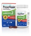 PreserVision AREDS 2 Vitamine Ochi cu CoQ10 pentru Heart Health, #1 Doctor ochi recomandat Brand, Lutein și Zeaxanthin Supliment cu vitamina C & E, zinc, și cupru, 100 Softgels