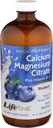 LIFETIME Suport osos, Citrat de calciu, Citrat de magneziu și vitamina D-3, Relaxare, Formula de suport osos și muscular, Absorbție ușoară, Aroma de afine, aproximativ 32 Serviri, 16 FL OZ