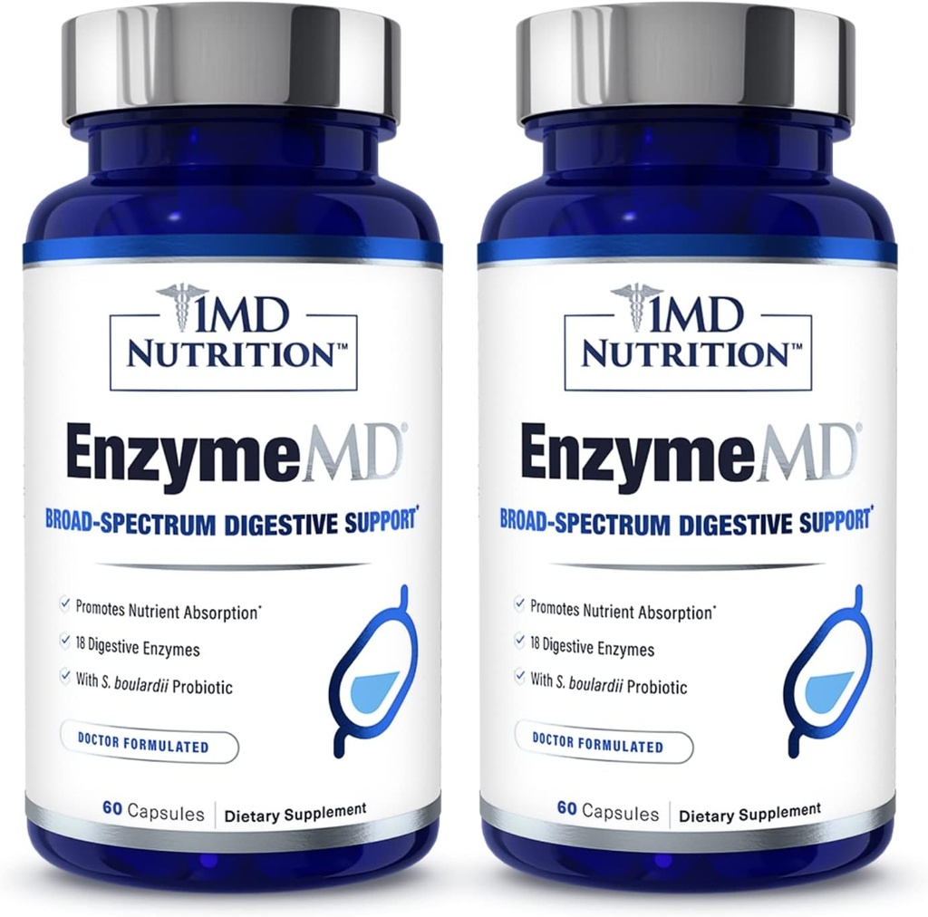 1MD EnzymeMD nutrition - Digestive Enzims Supplement - Doctor Formulated 