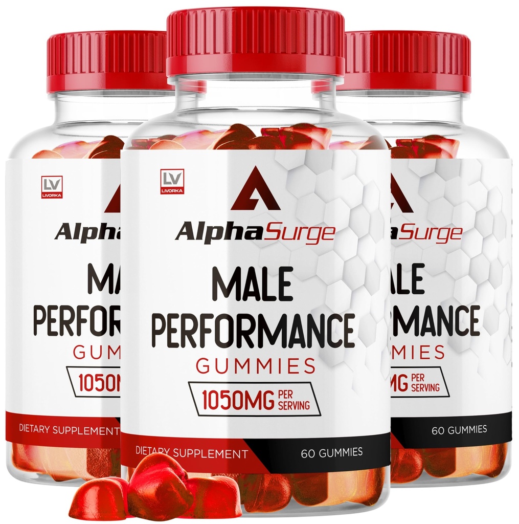 LIVORKA Alpha Surge for Men - Alpha Surge Gummies for Male, Alfa Surge Gummies 1050mg, Alpha Surge XL Gummie, Alpha Surge Gummies, Alfa Surge Gummies, Alpha Sugre Male, 180 Gumies pentru 3 luni