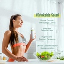 Viitor Salata de baut pulbere, Salata potabilă, fructe, frunze de Moringa, legume,7 Pachete