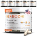Meno- Menopause Echilibrul hormonal pentru femei, Estrogen Soy Isoflavones Menopause Supliment pentru femei, Ashwagandha, Black Cohosh Hot Flashes Menopause Relief, Transpirații de noapte Relief 360Caps