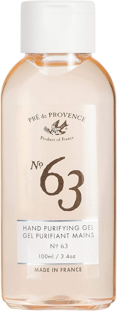 Pre de Provence Advanced Alcool Based Hand Sanitizer Gel Moisturizes & Softens Hands, 3.4 Fluid Ounces, No. 63