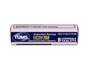 Tums Extra Putere 750 Antiacid cu supliment de calciu Calciu Bogat Berries asortate aroma - 24 Role de buzunar dimensiune de 8 comprimate masticabile Fiecare rolă (192 comprimate masticabile Total)