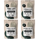 Pudre de junglă Pudre de plante Bundle - Shilaj pulbere, Tongkat Ali pentru bărbați pulbere, Black Ant Extract de pulbere, Fadogia Agrestis extract pentru bărbați Supliment
