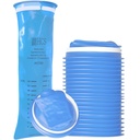 HCS Bulk Emesis Bags de unică folosință - Premium, Grad spitalicesc, Adulți și copii - Pungi vomitare de unică folosință pentru mașini, Călătorii, Use acasă - Aruncare, Barf, Vomă - 144, Puternic (40 fl oz)