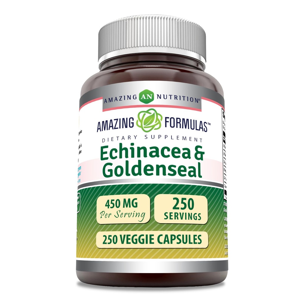 Amazing Formulas Echinacea cu Goldenseal Supliment 