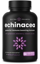 NutraChamps Echinacea Capsule 1000mg - 8-in-1 Suport imunitar - Echinacea Goldenseal, Vitamina C, Zinc, Ghimbir, Elderberry - 60 Capsule