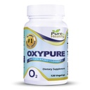 Pure şi sănătoase Oxypure Oxid de magneziu Colon Cleanser cu bicarbonat de sodiu Veggie Capsule 120 Număr