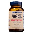 Wiley's Finest Wild Alaskan Fish Oil Peak DHA - 900mg EPA și DHA Omega-3s - 180 Softgels (90 Servings)