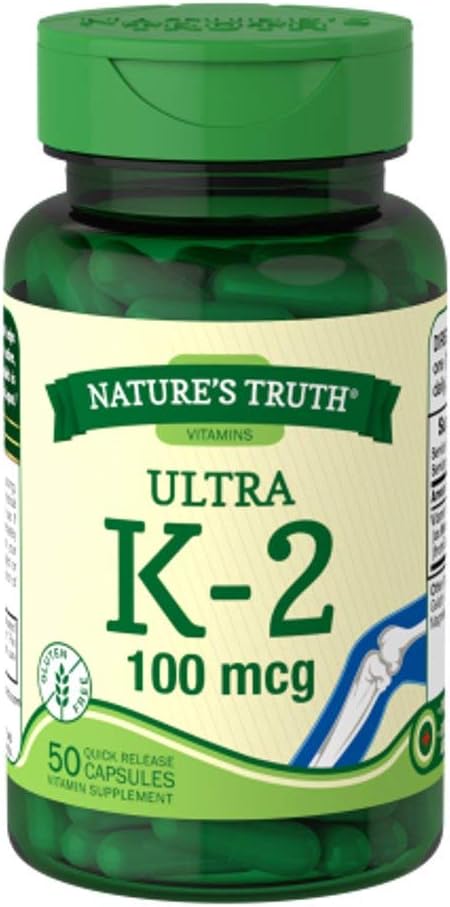 Adevărul naturii Ultra Vitamina K-2 100 mcg, 50 Conte (2)