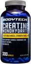 BODYTECH Creatina capsule monohidrate un Micronizat o suporta forta musculara, masa, si rezistenta (300 capsule)