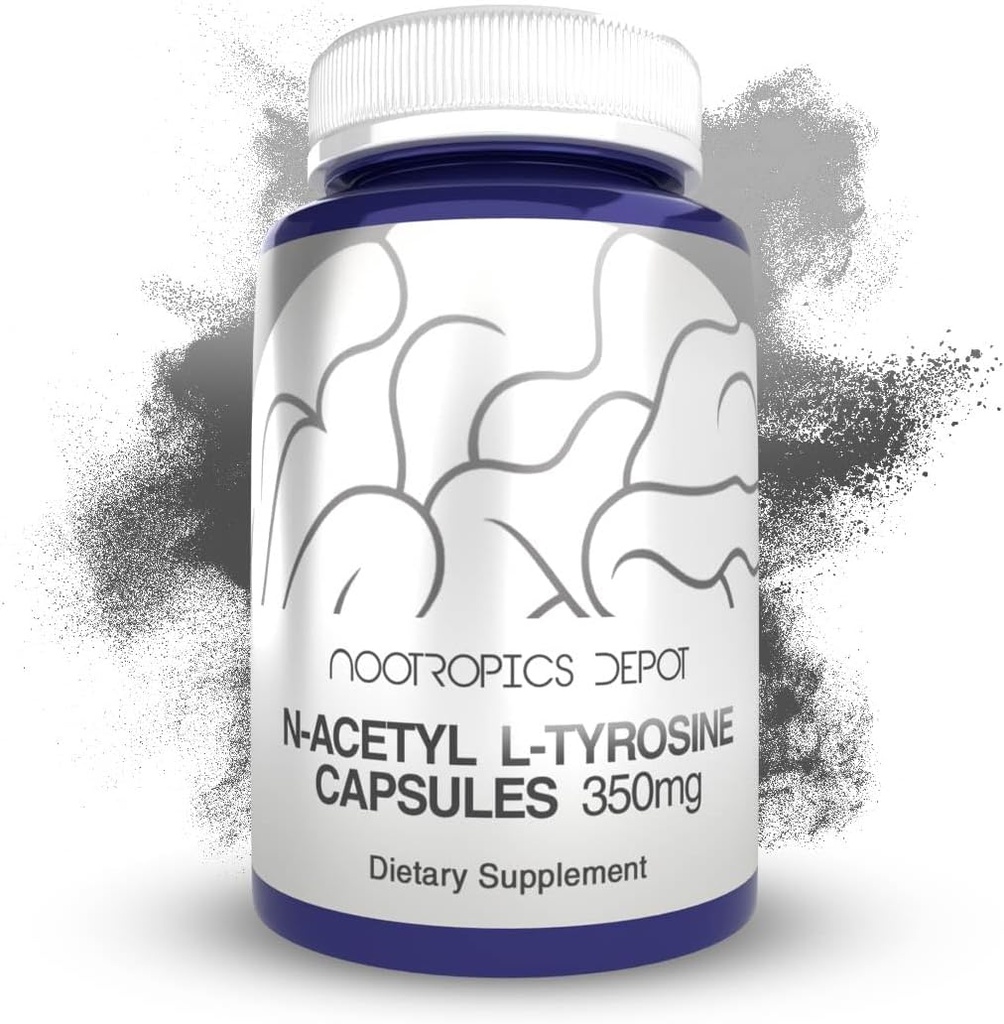 Nootrops Depot N-Acetyl L-Tyrosine Capsules 