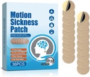 Motion Sickness Patches, 36 Count Ship EEZ Sea Sickness Patches Non Drowsy pentru avioane Autobuze sau tren, Fast Acting & 72 Hours Long Last (36 Count (Pachet de 1))