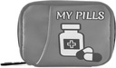 Pilula Organizator Medicina Sticla Pilula Box 7 zile Pill Case Bag Pastile Travel Pill Organizator sac cu Zipper Portabil Weekly Caz Compact Dimensiune pentru Deținătorul Suplimentului Vitamina