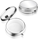 Sibba Portable Medicine Pill Case, Travel Multi-Functional Proof Pilula pentru Purse & Pocket, Cute Metal Medicine Organizator de pastile Cutie pentru vitamine, ulei de pește și suplimente(1 Compartiment)