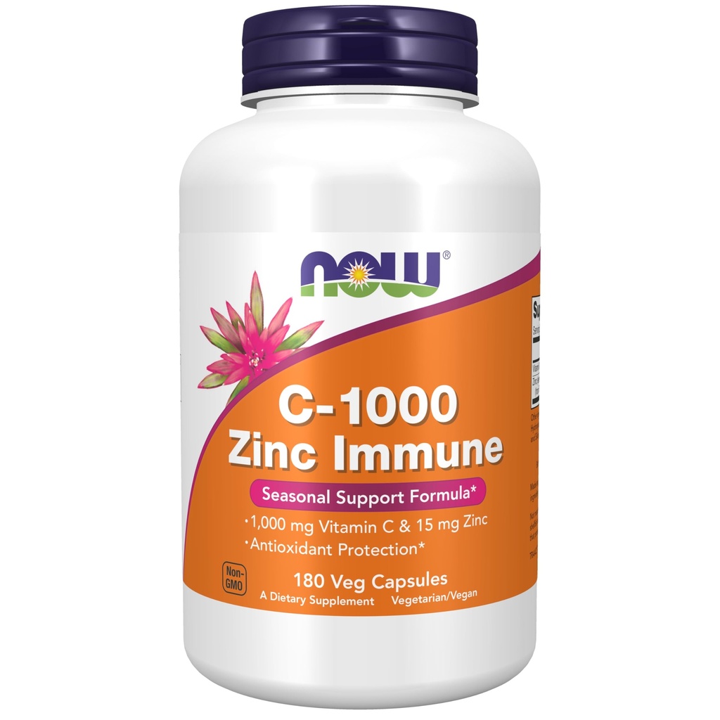 ACUM Alimente Suplimente, C-1000 & Zinc Imune, Sezonier Support Formula*, Antioxidant Protection*, 180 Veg Capsule