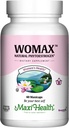 Menopause Suplimente pentru femei Flash-uri fierbinți și transpirații de noapte - Echilibru hormonal, Menopauza Ajutor pentru femei & Perimenopauza Suport - cu negru Cohosh, DIM & Red Clover - Womax - 60 Ct