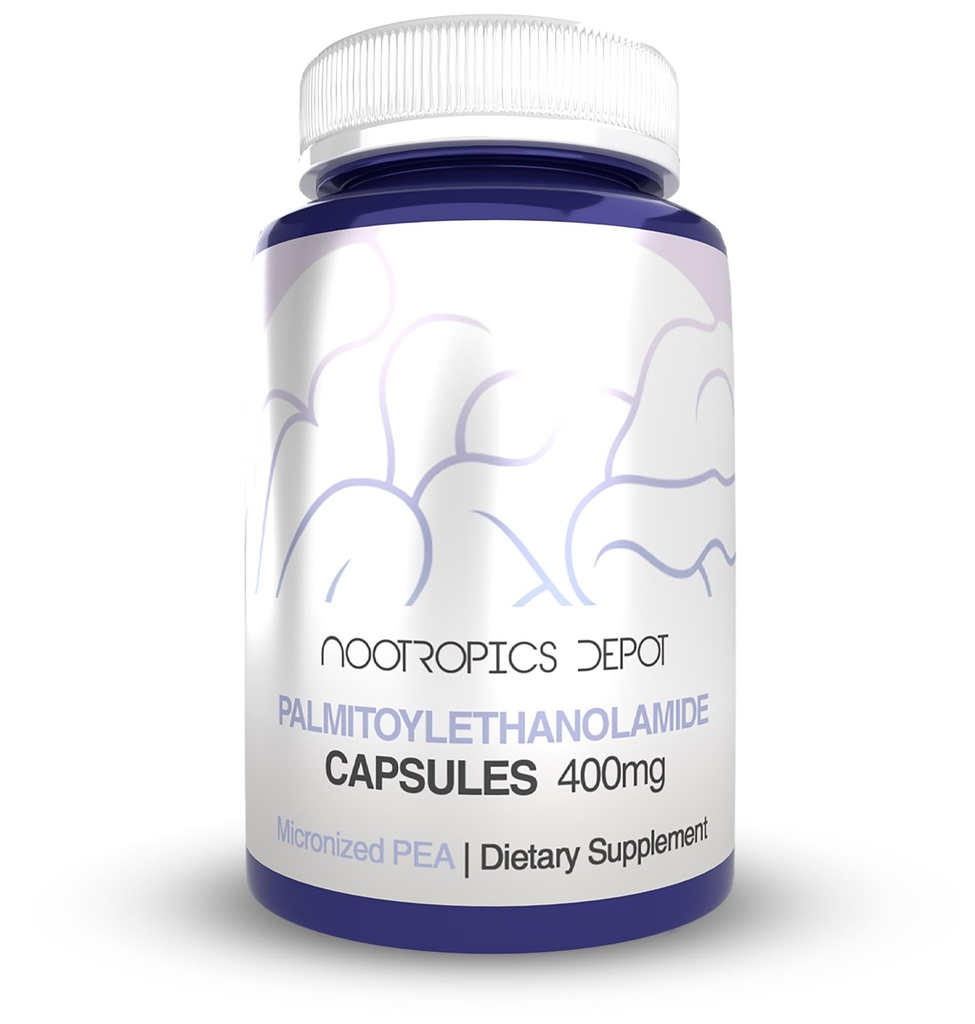 Nootrops Depot Palmitoiletanolamide Capsulele de Pea 