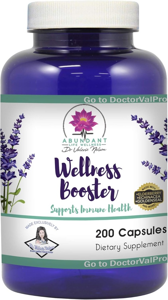 Echinacea Elderberry Goldenseal & More - 200 Caps - Boosters Wellness