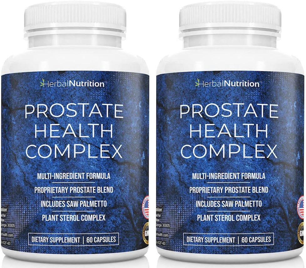 Suplimentul de sănătate prostată pentru bărbaţi Un complex cu Saw Palmetto Multi-Ingerent Formula, 30 Synergistic Vitamine & Herbs pentru a sprijini prostata si tractul urinar de sănătate, Două Pack flacon 40 zile de aprovizionare!