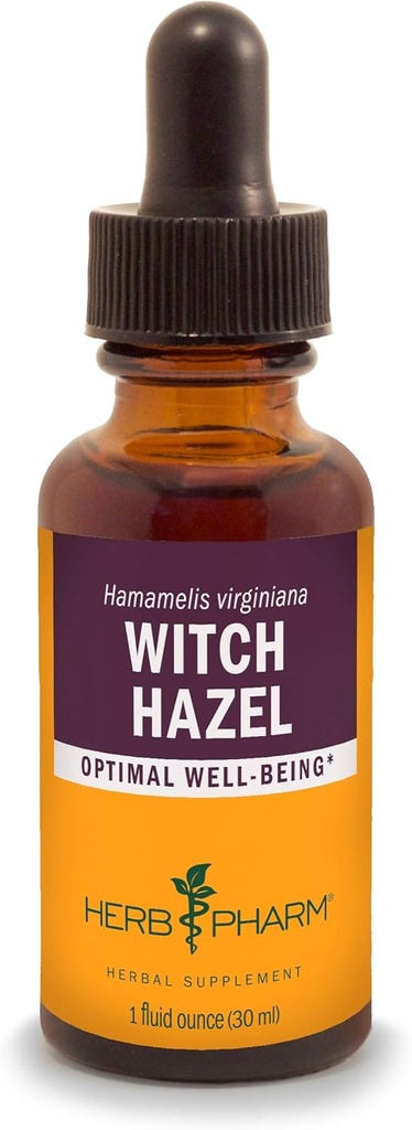 Herb Pharm Witch Hazel Extract lichid, 1 Fl Oz