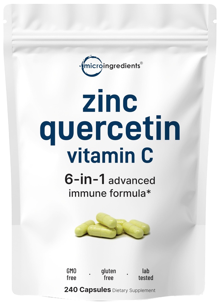 Micro Ingrediente Querbetin cu vitamina C și zinc, 240 capsule 