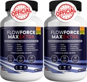 Forţa de curgere Suplimente Max extra prostată pentru bărbaţi Capsule, Suplimente de sănătate - Putere maximă, Toate naturale pentru a sprijini funcţia normală şi sănătoasă (120 capsule) (2 ambalaj)