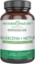 Querbetin 600mg & Nettle 600mg - Suplimentul Flavonoidelor Naturale pentru Iritante Sezoniere, Răspuns Imun, Îmbătrânire Sanatos si Longevitate - Non Drowsy, Non OMG, Vegan - (90 capsule)