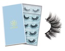 DYSILK Lashes False Genelases - Eye Lashes Mink Lashes 5 perechi 6D Lashes Pack Fluffy Lashes Fake Eye Lashes Natural Look Wispy Genelases Strip Lash Faux False Genelases Extensions Kit 
