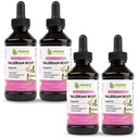 Extract de rădăcină valeriană Maxx Herb - Putere maximă, Absorburi de rădăcini valeriene lichide Mai bune decât capsulele, pentru relaxare și somn odihnitor, Alcool gratuit - 4 sticle, 4 Oz Each (240 Serviri)
