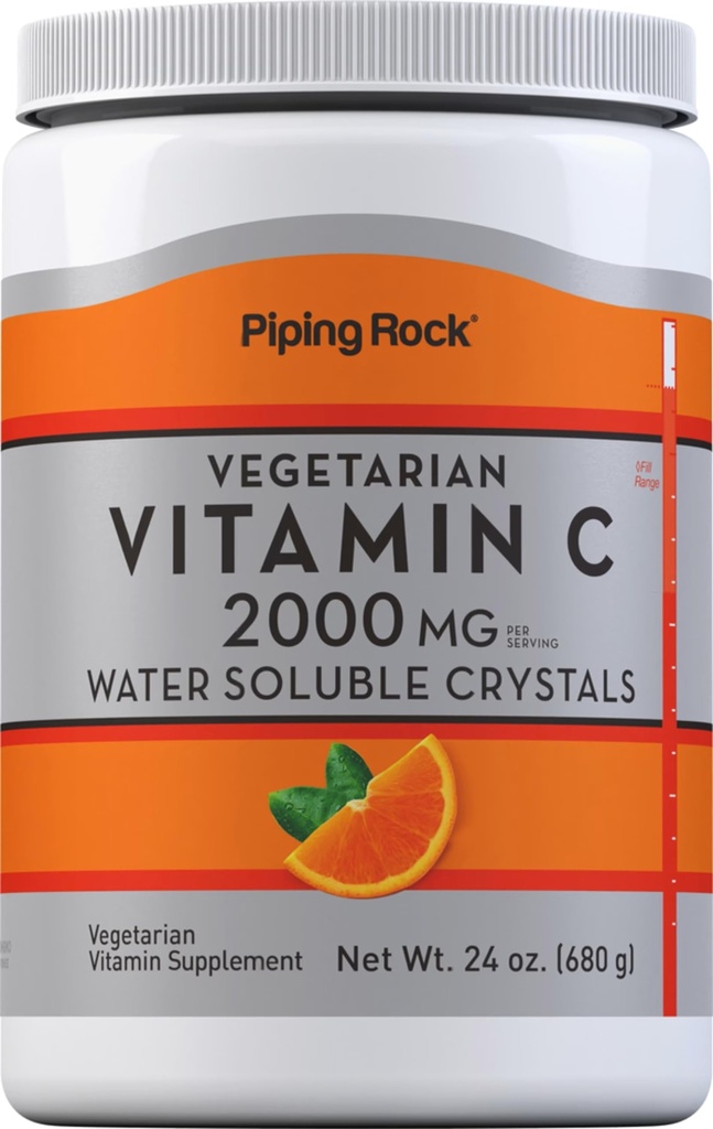 Piping Rock Vitamina C pulbere 