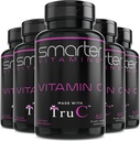 5 Pachet) Vitamina C cu alimente integrale brute din Berries, Antioxidanti Premium, Bioflavonoizi si Polifenoli, 300 Capsule Vegane