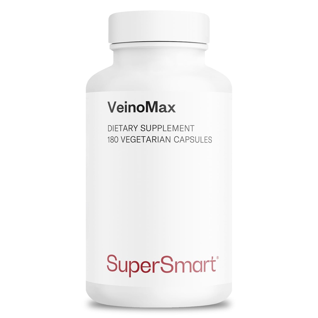 Supersmart - VeinoMax (complex avansat) - cu Diosmin, Hesperidin, Chestnut de cal, Vitexin - Suplimentul la vene 