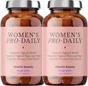 Vitamina Bounty Femei Pro-Daily Probiotic - Suportă echilibru vaginal, Digestive & pH, 10 miliarde CFU, 5 tulpini + afine - 2 pachet de 60 capsule