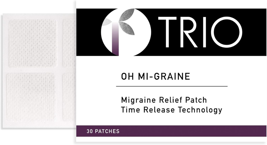 Trio Oh-Mi-graine Migrene Relief Patch