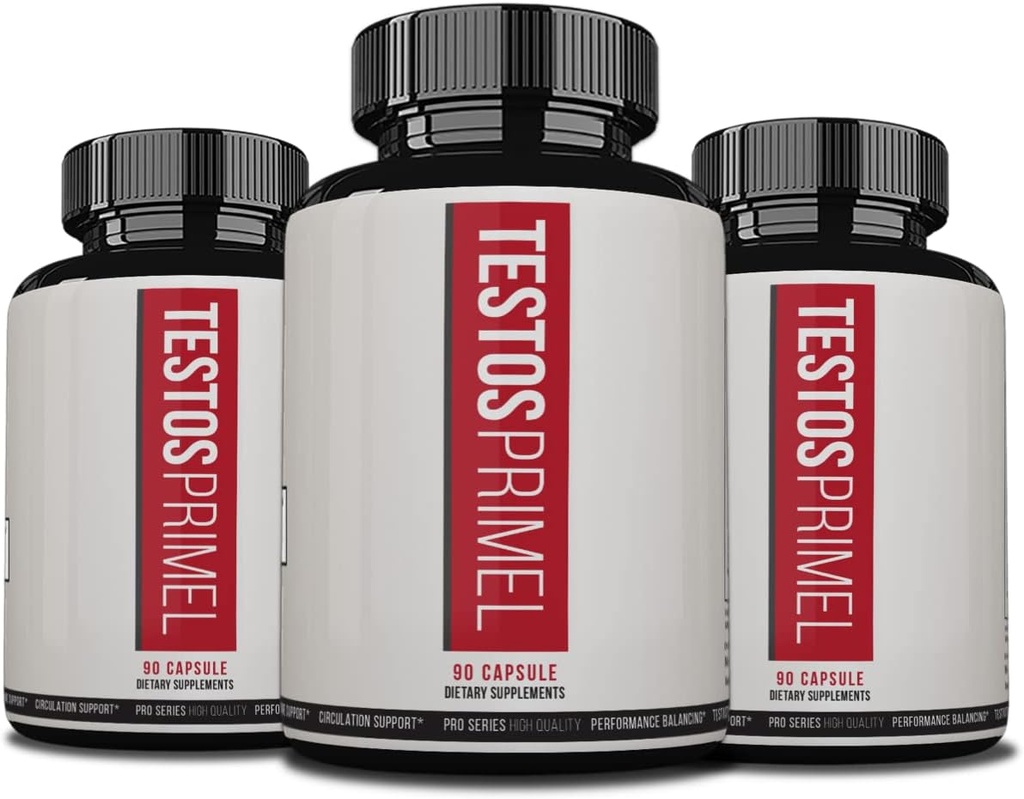 Testos Primel Advanced Formula, TestosPrimel pentru mușchi, Testoprime, 270 capsule, 3 luni de aprovizionare