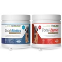 NWC Naturals Twin Pack - Probiotice și enzime digestive pentru câini și pisici un total-Zymes și un total-Biotic 8-Ounce