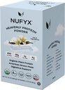 NUFYX® • Pudră Ceresc Proteina® • Lumea Finest 100% Organic Americanrown Mazăre • Vegan • Gluten gratuit • Carb scăzut (Creamy Vanilla, Cutie de 10 Pachete)
