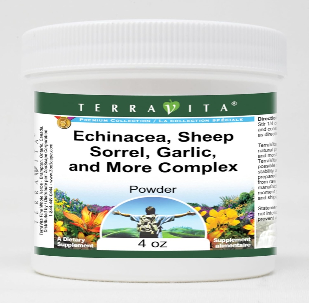 Echinacea, Sheep Sorrel, Usturoi, și mai mult praf complex (4 oz, ZIN: 516903) - 3 Pack