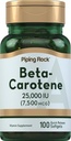 Piping Rock Beta Caroten 25000 UI Softgels 