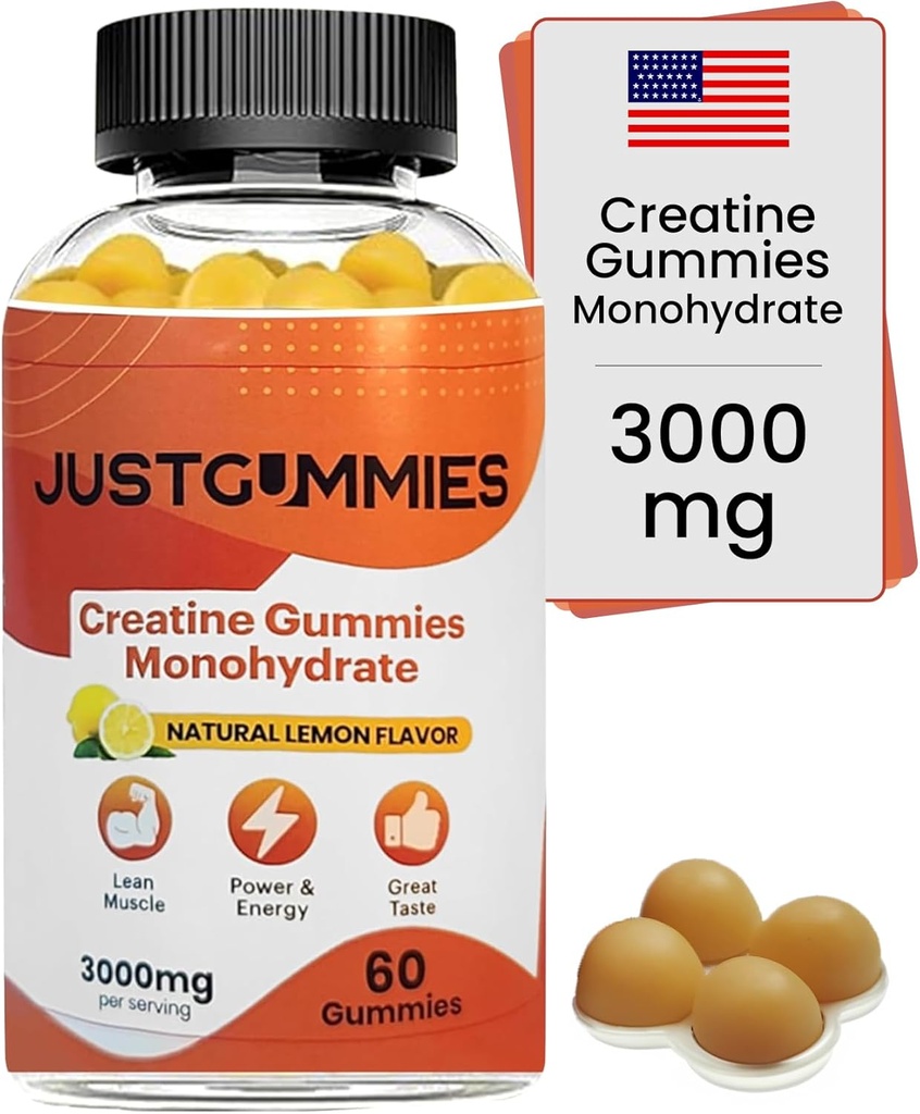 Creatine Monohidrat Gumries 3000 mg Per Serving 