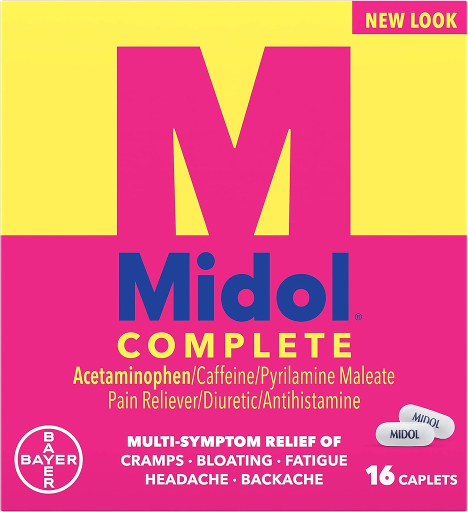 Caplete de putere maximă menstruală Midol - 16